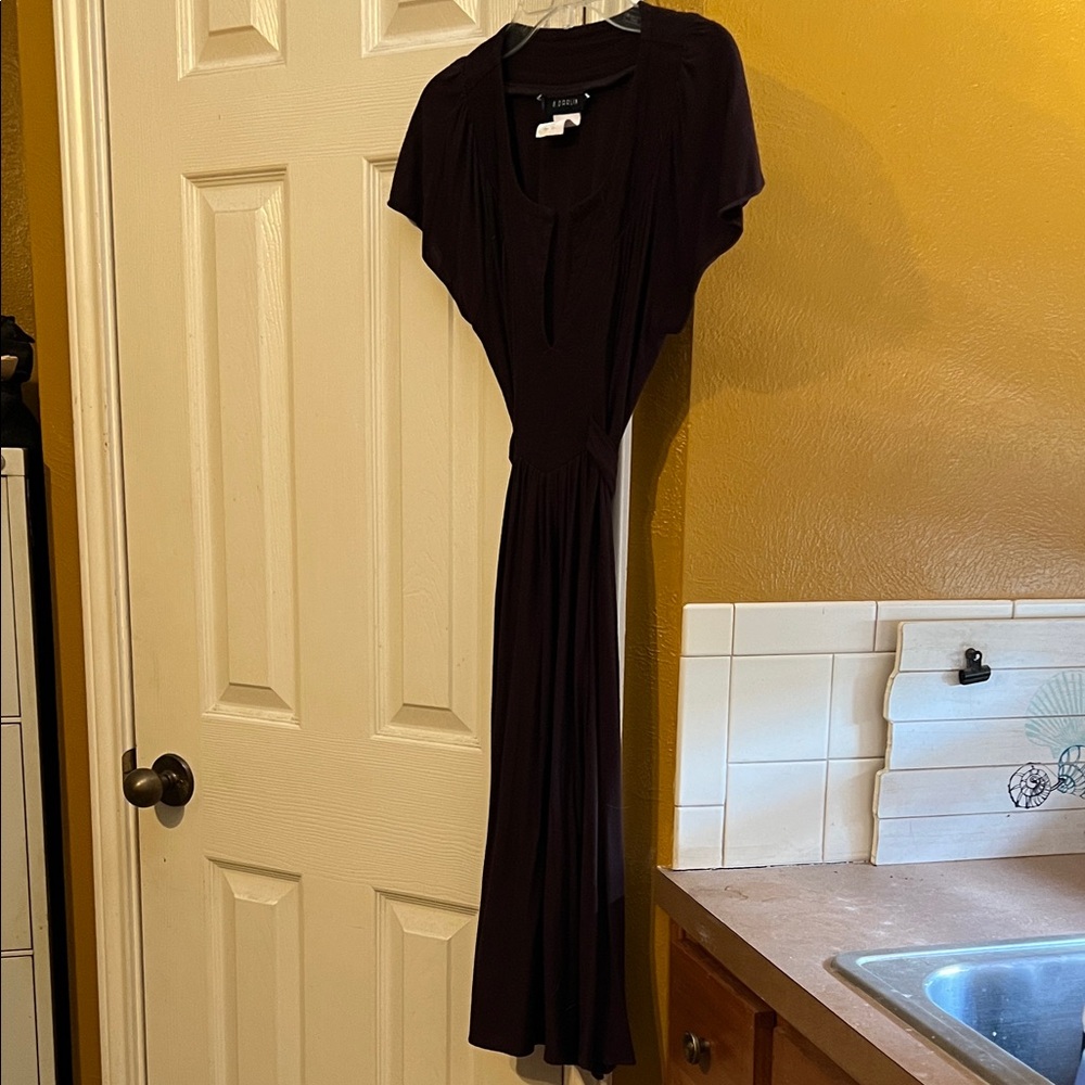 Elegant Brown Maxi Dress